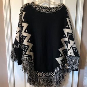 Natural Reflections sweater cardigan poncho